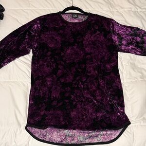 Men's Purple Long Sleeve Shirt